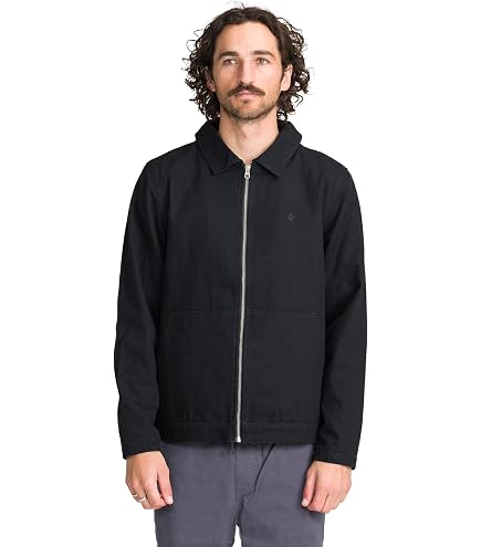 Volcom Men's September Puff Body Hooded Jacket, Black at Amazon